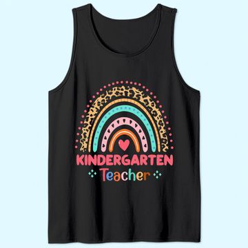 Discover Kindergarten Rainbow Teacher Team Kindergarten Squad Tank Top