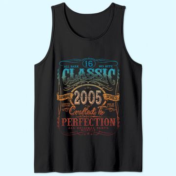 Discover Vintage 2005 Limited Edition Gift 16th Birthday Tank Top