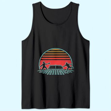Discover Ping Pong Retro Vintage 80s Style Table Tennis Tank Top
