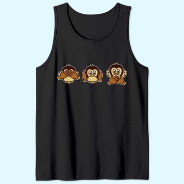 Discover Three wise monkeys Tank Top