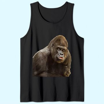 Discover GORILLA APE Wildlife Zoo Animals Prints Preservation Tank Top