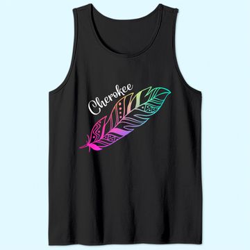Discover Feather Tee Native American Cherokee Tribe Tank Top