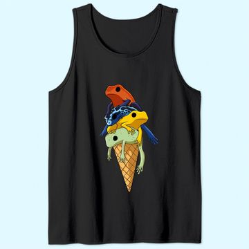 Discover Funny Poison Dart Frogs Ice Cream Premium Tank Top