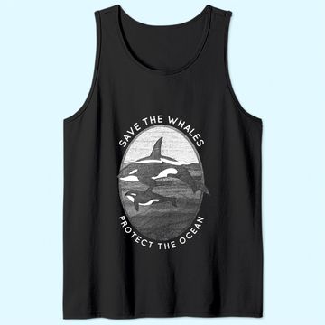Discover Save The Whales: Protect The Ocean Orca Killer Whales Tank Top