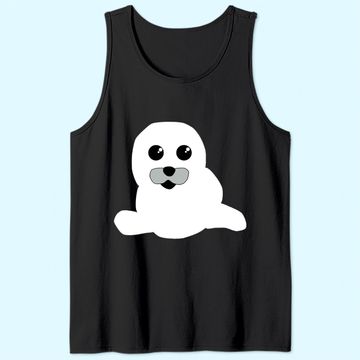 Discover Baby Seal Sea Lion Comic Manga Design Tank Top