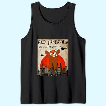 Discover Red Panda Red Pandazilla Tank Top