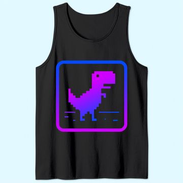 Discover No Internet Dinosaur Graphic Design Tank Top