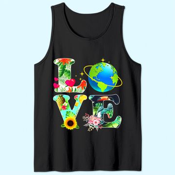 Discover Love World Earth Day 2021 Environmental Saving The Planet Tank Top