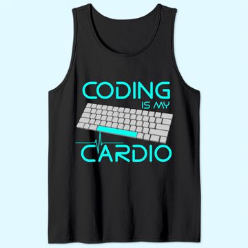Discover Software Engineer Coding Is My Cardio Tank Top