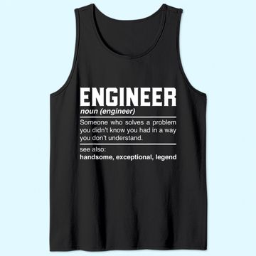 Discover Engineer Definition Technologist Tank Top