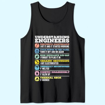 Discover Understanding Engineers Funny Engineering Tank Top