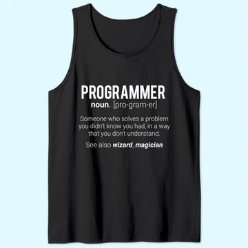 Discover Programmer Meaning Programmer Noun Defintion Tank Top