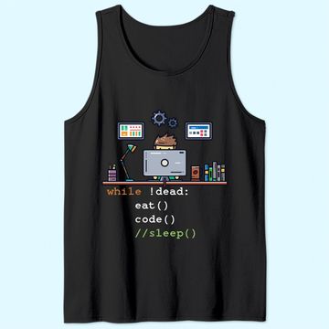 Discover Computer Science Python Programmer Eat Code Sleep Tank Top