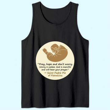 Discover Saint Padre Pio Tank Top