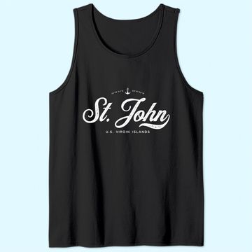 Discover St. John USVI Vintage Tank Top
