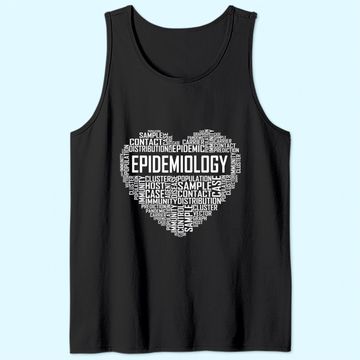 Discover Epidemiology Heart Proud Epidemiologist Tank Top