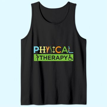 Discover PT Physical Therapy Gift Therapist Month Tank Top