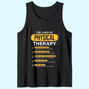 Discover PT Physical Therapy Gift Therapist Month Tank Top