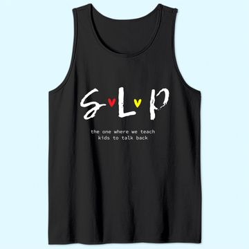 Discover Teacher Speech Language Pathologist Back To School Tank Top