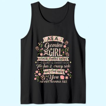 Discover Gemini Astrology Zodiac Sign Women Gemini Tank Top