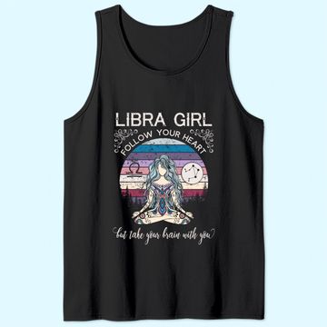 Discover Libra Girl Retro Zodiac Tank Top