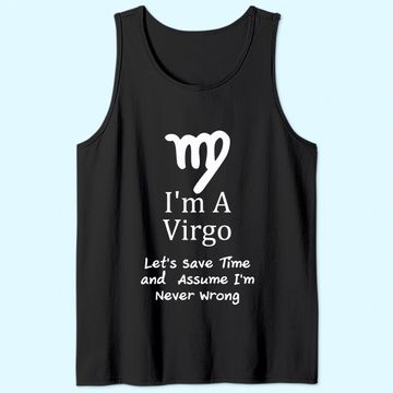 Discover I'm a Virgo Zodiac Tank Top