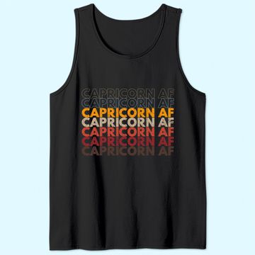 Discover Capricorn AF Apparel Zodiac Tank Top