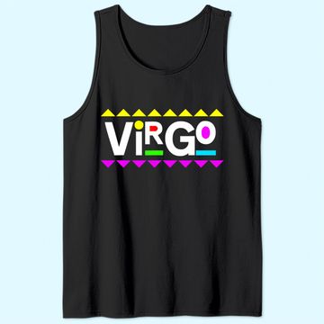 Discover Virgo Zodiac Design 90s Style Tank Top