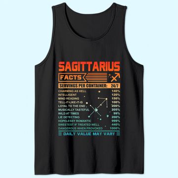 Discover Birthday Sagittarius Facts Tank Top