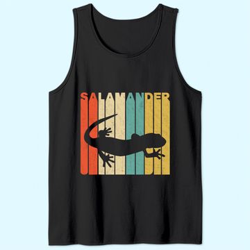 Discover Vintage Retro Style Salamander Silhouette Tank Top