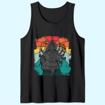 Discover Vintage Kali Hindu Goddess Mahavidyas Ancient Indian Yoga Tank Top
