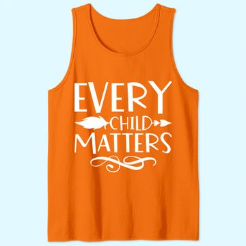 Discover Every Child Matters Native Indigenous Education Orange Day Tank Top