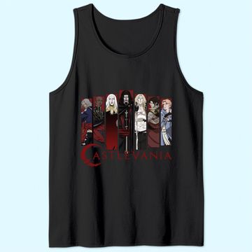 Discover Castlevania Character Panels Tank Top