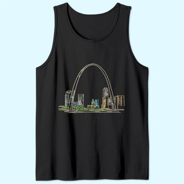 Discover Gateway Arch St Louis Tank Top