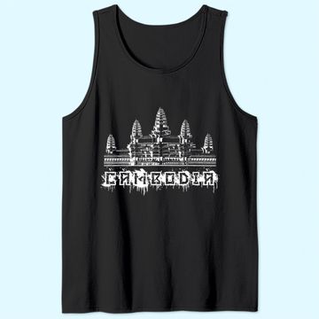 Discover Cambodia Angkor Wat Khmer Tank Top