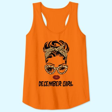 Discover December Birthday Costume Leopard Prints Girl Tank Top