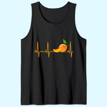 Discover Peach Fruit Heartbeat Tank Top