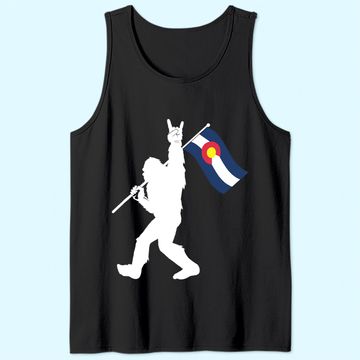 Discover Colorado Bigfoot Rock and Roll Tank Top