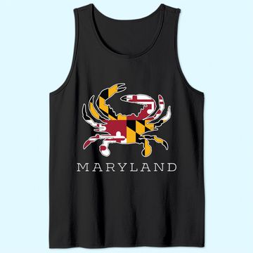 Discover Maryland State Flag Classy Tank Top