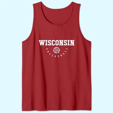Discover Women's Wisconsin Volleyball Team Tank Top