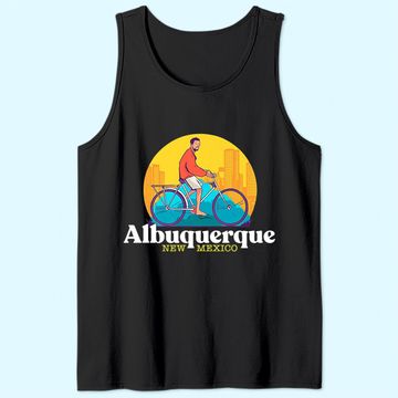 Discover Albuquerque New Mexico 80s Retro Tank Top