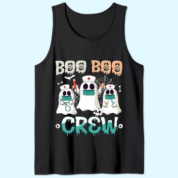 Discover Boo Boo Crew Nurse Halloween Ghost Costume Matching Tank Top