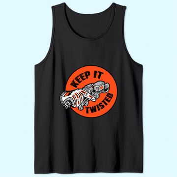 Discover Motorcycle Biker Keep It Twisted Tank Top