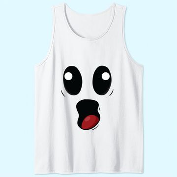 Discover Ghost Face Halloween Tank Top