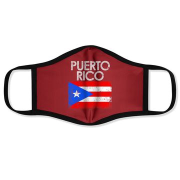 Discover Vintage Puerto Rico Rican Flag Face Mask