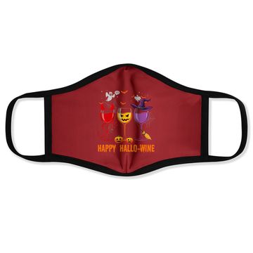 Discover Happy Hallo Wine Glass Wine Drinking Face Mask