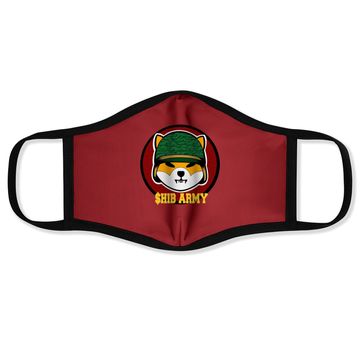 Discover Shib Army Shiba Inu Coin Face Mask