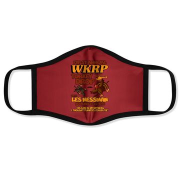 Discover Thanksgiving 1st Annual Wkrp Turkey Drop Face Mask