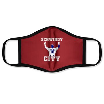 Discover Schwindy City Baseball Face Mask