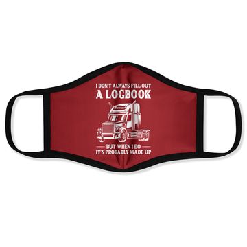 Discover Trucker Drivers Big Rig Face Mask